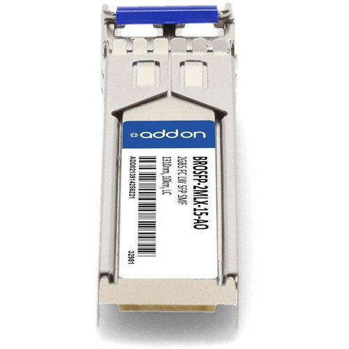 AddOn BROSFP-2MLX-15-AO Compatible TAA SFP Transceiver - 2GBase-LW Fibre Channel - Single-mode LC - 10km Reach