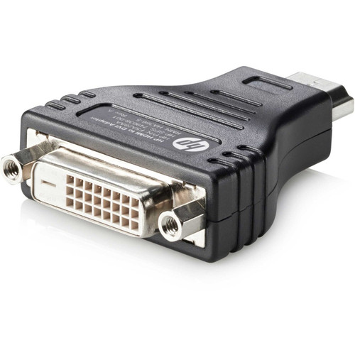 HP HDMI to DVI Adapter - 1 x HDMI Digital Audio/Video Male - 1 x DVI Video Female (Fleet Network)