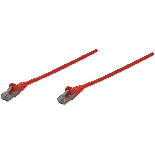 Intellinet Network Patch Cable, Cat6, 5m, Red, CCA, U/UTP, PVC, RJ45, Gold Plated Contacts, Snagless, Booted, Lifetime Warranty, - 14 (343367)