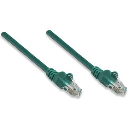 Intellinet Network Patch Cable, Cat6, 5m, Green, CCA, U/UTP, PVC, RJ45, Gold Plated Contacts, Snagless, Booted, Lifetime Warranty, - 6 (343718)
