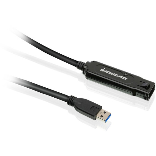 IOGEAR USB 3.0 BoostLinq - 16.4ft (5m) - 33 ft (10.06 m) USB Data Transfer Cable for Webcam, Printer, Hard Drive, PC - First End: 1 x (Fleet Network)