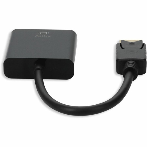 AddOn DisplayPort 1.2 Male to HDMI 1.3 Female Black Active Adapter Which Comes with Audio For Resolution Up to 2560x1600 (WQXGA) - 8" (DISPORT2HDMIA)