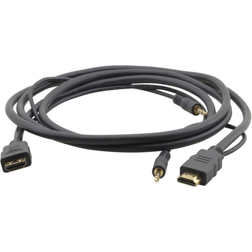 Kramer High-Speed HDMI Flexible Cable with Ethernet & 3.5mm Stereo Audio - 9.8 ft HDMI/Mini-phone AV/Network Cable for Audio/Video - 1 (Fleet Network)