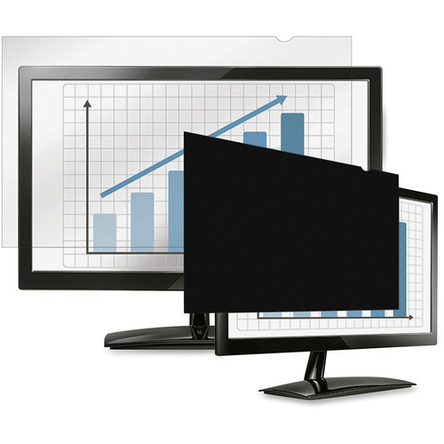 Fellowes PrivaScreen&trade; Blackout Privacy Filter - 23.0" Wide - For 23" (584.20 mm) Widescreen LCD Monitor - 16:9 - Fingerprint - - (Fleet Network)