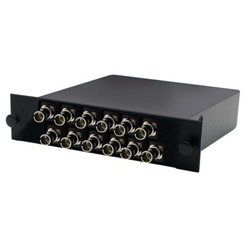AddOn Cassette for 3-Bay Patch Panel, 1 MPO In, 12 ST Simplex Out, Single-mode Simplex OS1 - 1 x MPO, 12 x ST - 13 Port(s) - 13 x - 12 (Fleet Network)