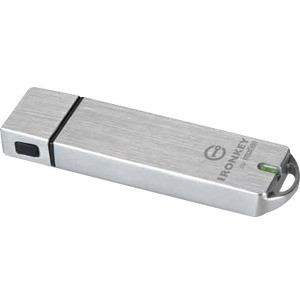 IronKey 32GB Workspace W700 USB 3.0 Flash Drive - 32 GB - USB 3.0 - 400 MB/s Read Speed - 316 MB/s Write Speed - Silver - 5 Year - 1 / (Fleet Network)