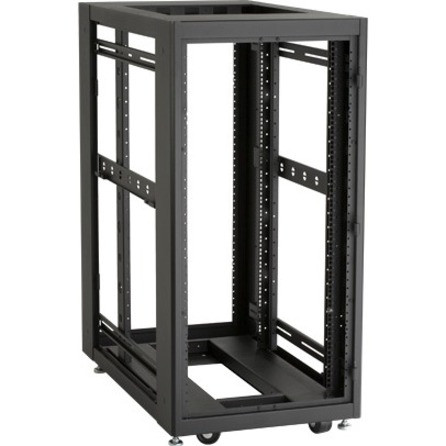 Black Box Elite Server And PDU Rack Cabinet With Plexiglas Front Mesh Sides Steel Frame Height For EC24U3032TPMSMNK