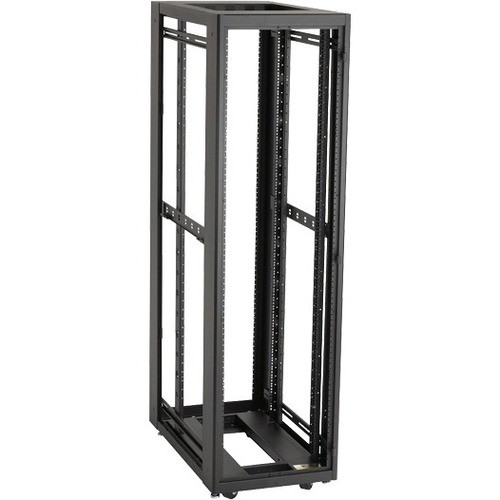 Black Box Elite EC45U3032SPMS3NK Rack Cabinet - For PDU, Server - 45U Rack Height - 3 Fan(s) - Black - Plexiglas, Mesh, Steel (Fleet Network)