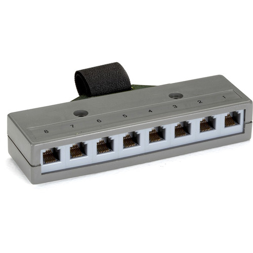 Black Box CAT3 Harmonica Bar - (1) Telco Female, (8) RJ11 USOC - 1 x Telco Phone Female - 8 x RJ-11 Phone Female (Fleet Network)