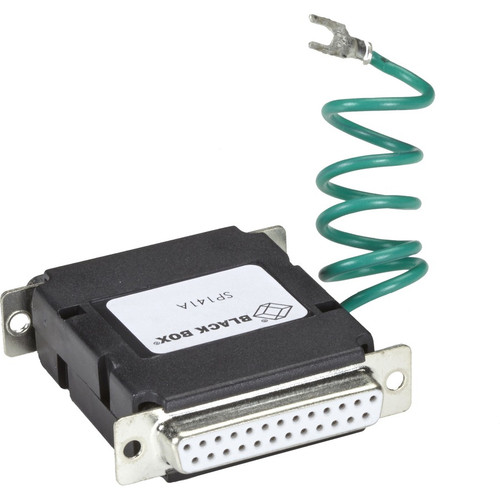 Black Box SP141A RS-232 Surge Protector DB25 4-Wire Serial with Avalanche-Diode Technology