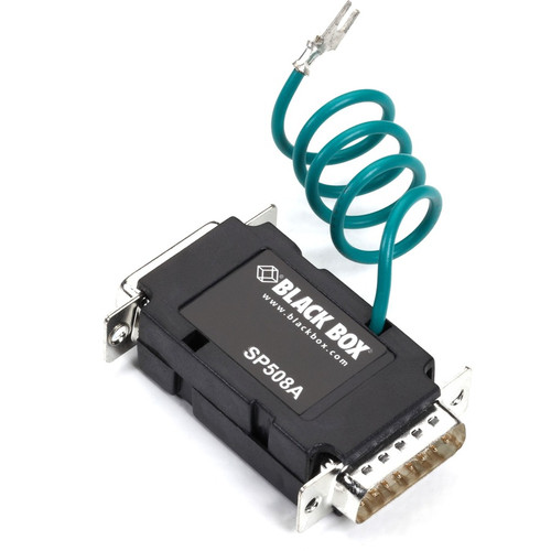 Black Box RS-422/423/485 Serial Surge Protector - 7.5Vdc Clamping Voltage, Pulse Current 132A, 15-Wire (Fleet Network)