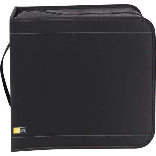 Case Logic 20 Capacity CD Wallet - Wallet - Book Fold - Nylon - Black - 320 CD/DVD (Fleet Network)
