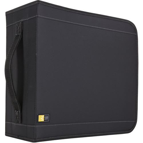 Case Logic 20 Capacity CD Wallet - Wallet - Book Fold - Nylon - Black - 320 CD/DVD (Fleet Network)