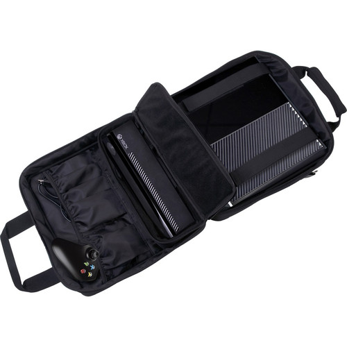 CTA Digital Multi Function Carrying Case For Xbox Consoles Slim Kinect Foam Interior Nylon Material Shoulder Carry Strap Body And One Mm Xb XB1-MFC