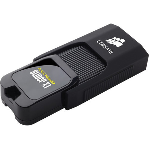 Corsair_Flash_Voyager_Slider_X1_128GB_-_128_GB_-_USB_30_-_130_MBs_Read_Speed_-_Black_-_5_Year_Warranty_CMFSL3X1-128GB