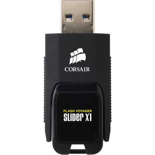 Corsair_Flash_Voyager_Slider_X1_128GB_-_128_GB_-_USB_30_-_130_MBs_Read_Speed_-_Black_-_5_Year_Warranty_CMFSL3X1-128GB