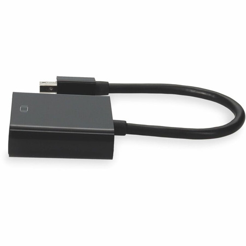 AddOn 5-Pack of Mini-DisplayPort 1.1 Male to HDMI 1.3 Female Black Active Adapters For Resolution Up to 2560x1600 (WQXGA) - 8" (203.20 (MDP2HDMIAB-5PK)
