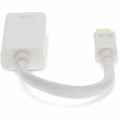 AddOn 5-Pack of Mini-DisplayPort 1.1 Male to HDMI 1.3 Female White Active Adapters For Resolution Up to 2560x1600 (WQXGA) - 8" (203.20 (MDP2HDMIAW-5PK)