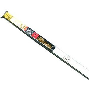 Wiremold Plugmold Hard-Wired Multi-Outlet Strip, Ivory - Hardwired - 10 x AC Power - 15 A Current - 125 V AC Voltage - Wall Mountable (Fleet Network)