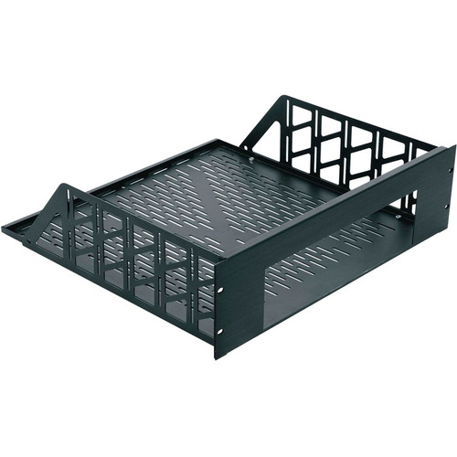 Middle Atlantic Custom Wide Shelf, 3 RU, 20.5"D, Textured - 3U Rack Height x 19" (482.60 mm) Rack Width - Rack-mountable - Black Coat (Fleet Network)