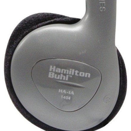 Hamilton Buhl Economical Personal-Sized On-Ear Headphones - Stereo - Mini-phone (3.5mm) - Wired - 32 Ohm - 50 Hz to 16 kHz - On-ear - (HA-1A)