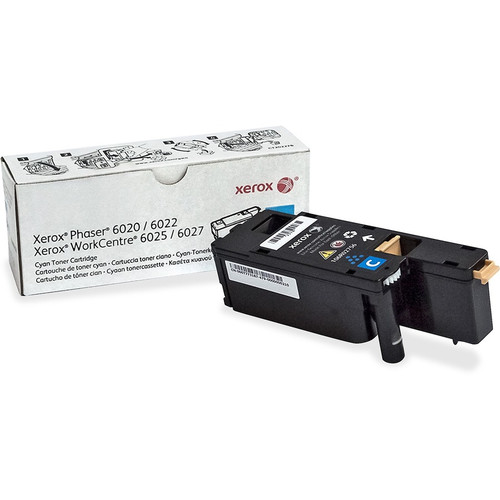 Xerox Original Toner Cartridge - Laser - Standard Yield - 1000 Pages - Cyan - 1 Each (Fleet Network)