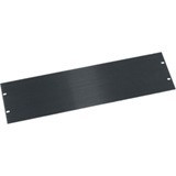 Middle Atlantic RSH Face Plate, 9 RU, Anodized - Anodized Aluminum - Brushed Black - 9U Rack Height - 15.75" (400.05 mm) Height x 19" (Fleet Network)