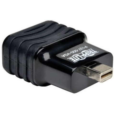Tripp Lite Mini DisplayPort to VGA Adapter Active Converter Compact DP to VGA M/F - 1 x Mini DisplayPort DisplayPort 1.2 Digital Male (P137-000-VGA)