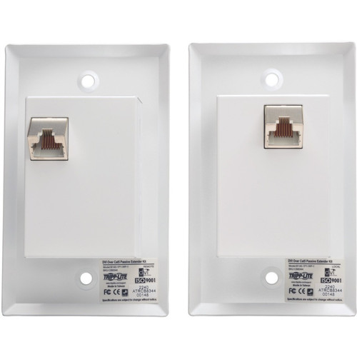 Tripp Lite DVI Over Cat5 Cat6 Extender Transmitter Receiver 1 Input Output Range Device Eaton Video And At By B140-1P1-WP-1