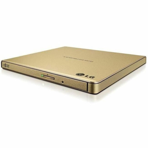 LG GP65NG60 Portable DVD-Writer - External - Gold - DVD-RAM/±R/±RW Support - 24x CD Read/24x CD Write/24x CD Rewrite - 8x - (Fleet Network)