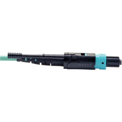 Tripp Lite series 3M (9.84-ft.) MTP / MPO Fan-out Cable, MTP/MPO to 8 x LC, 40GbE OM3 Plenum - 10 ft (3.05 m) Fiber Optic Network for (N844-03M-8LC-PT)