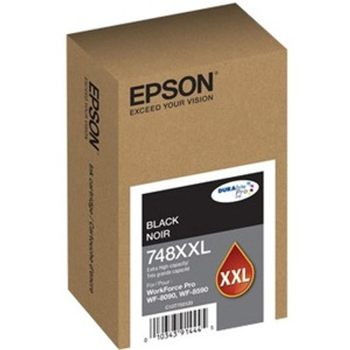 Epson DURABrite Pro 748 Ink Cartridge - Black - Inkjet - Extra High Yield - 10000 Pages - 1 Pack (Fleet Network)