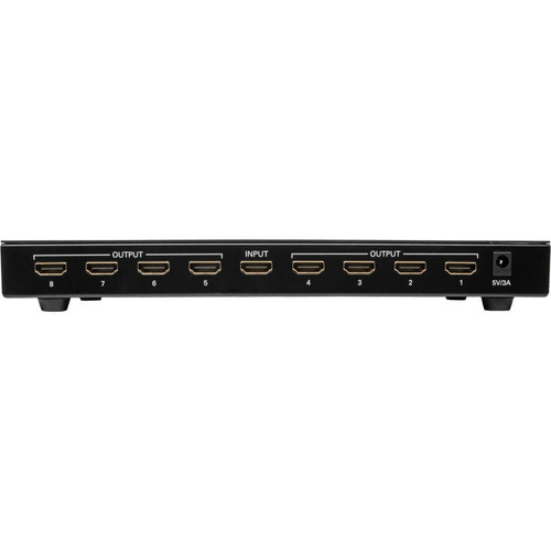 Tripp Lite by Eaton UHD 4Kx2K HDMI 8-port Splitter - 3840 × 2160 - 39.37 ft (12000 mm) Maximum Operating Distance - 1 x HDMI In - 8 x (Fleet Network)