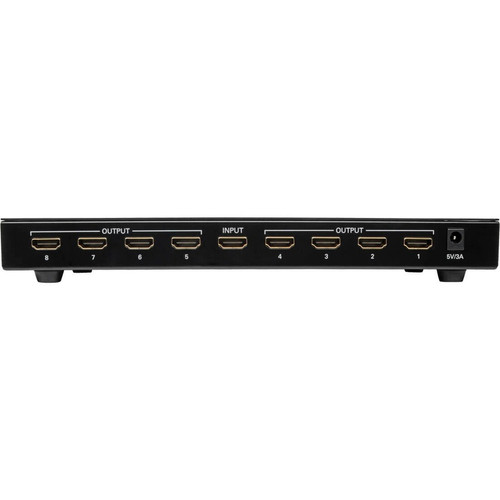 Tripp Lite series UHD 4Kx2K HDMI 8-port Splitter - 3840 × 2160 - 39.37 ft (12000 mm) Maximum Operating Distance - 1 x HDMI In - 8 x (B118-008-UHD)