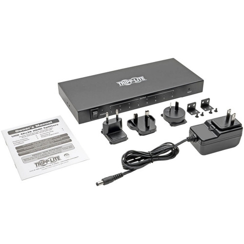 Tripp Lite series UHD 4Kx2K HDMI 8-port Splitter - 3840 × 2160 - 39.37 ft (12000 mm) Maximum Operating Distance - 1 x HDMI In - 8 x (B118-008-UHD)