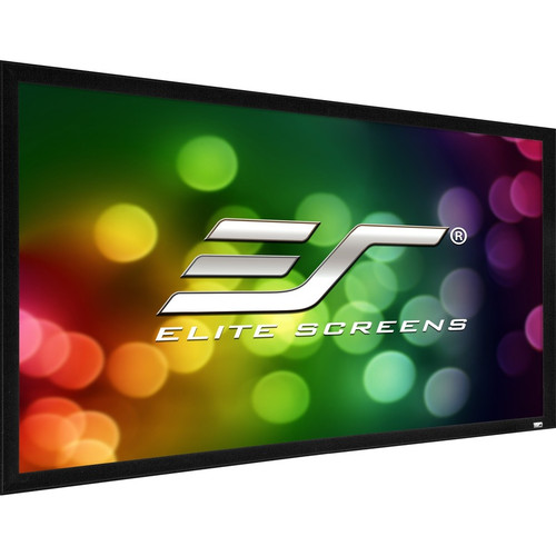 Elite Screens SableFrame ER135WH2 135" Fixed Frame Projection Screen - Front Projection - 16:9 - CineWhite - 66" Height x 117" Width - (Fleet Network)