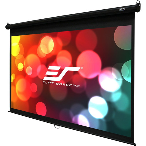 Elite Screens Manual M120V 120" (3048 mm) Manual Projection Screen - Front Projection - 4:3 - MaxWhite - 72" (1828.80 mm) Height x 96" (M120V)