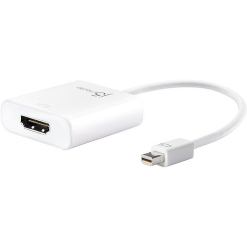 j5_create_JDA152_Mini_DisplayPort_to_HDMI_Adapter_-_HDMIMini_DisplayPort_for_AudioVideo_Device_TV_Monitor_Projector_iMac_-_MBs_JDA152