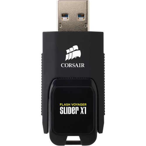 Corsair Flash Voyager Slider USB 3.0 Durable High Speed Drive 32 GB Black 5 Year Warranty MB/s Read CMFSL3X1-32GB
