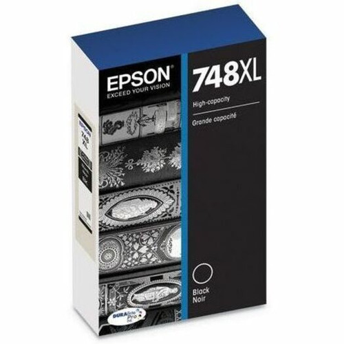 Original Epson T748XL120 DURABrite Pro 748 Black High Yield Ink Cartridge - 5000 Pages - 1 Pack