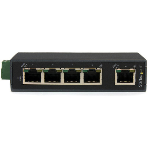 StarTechcom_5_Port_Industrial_Ethernet_Switch_-_DIN_Rail_Mountable_-_Expand_your_network_connectivity_with_this_rugged_unmanaged_-_-_IES5102