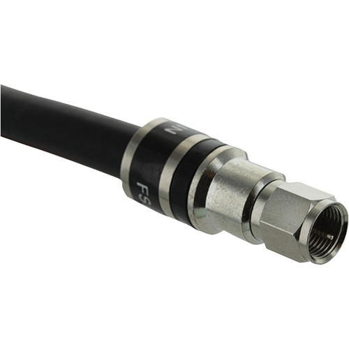 Wilson 2 ft. RG11 Cable with F Connectors (F-Male - F-Male) - 2 ft (0.61 m) Coaxial Antenna Cable for TV, Amplifier, Antenna, Surge - (Fleet Network)
