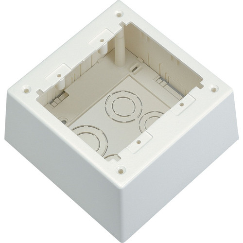 Panduit JBP2DWH Mounting Box - White - Polyvinyl Chloride (PVC) (Fleet Network)