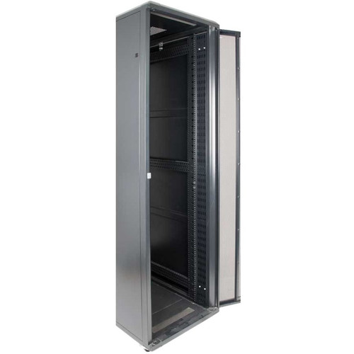 Rack Solutions Vertical Cable Management Bar Black Textured Powder Coat For RACK-151 Server Cabinet 137-4276