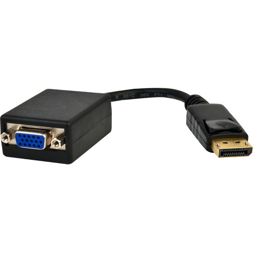 ViewSonic DisplatPort/VGA Video Cable - DisplayPort Digital Audio/Video Male - 15-pin HD-15 VGA Female (Fleet Network)