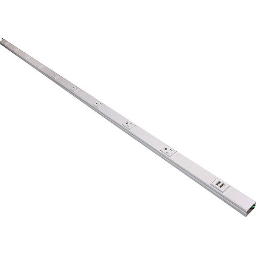 On-Q 20GB506TRUSB 5' Plugmold Multioutlet System with USB - 9 x AC Power, 2 x USB (Fleet Network)