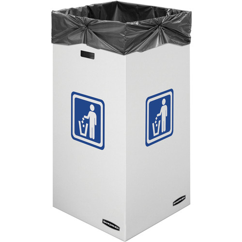 Bankers Box Waste & Recycling Bins - Internal Dimensions: 18" (457.20 mm) Width x 18" (457.20 mm) Depth x 36" (914.40 mm) Height - mm) (7320201)
