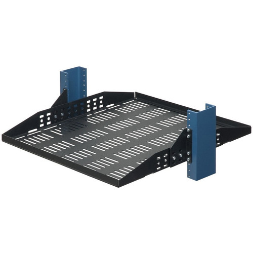 Rack Solutions Configurable Relay Rack Shelf - 20" Vented - 2U Rack Height x 19" (482.60 mm) Rack Width - Rack-mountable - Black - - - (Fleet Network)