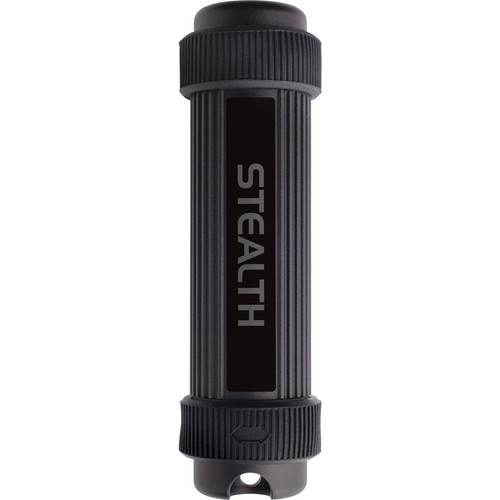 Corsair Flash Survivor Stealth 64GB USB 3.0 Flash Drive - 64 GB - USB 3.0 - Black - 5 Year Warranty (CMFSS3B-64GB)