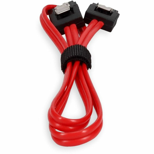 AddOn SATAFLEX18-5PK 5-Pack SATA Flex Male-to-Male Data Cable - 1. 5ft (0. 46m) Red for Hard Drive & Optical Drive